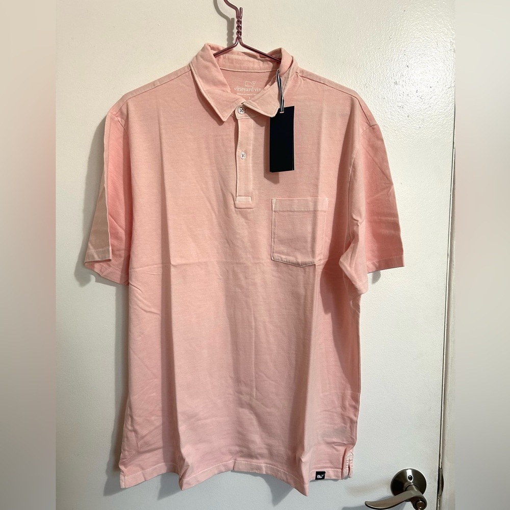 NWT Men’s Vineyard Vines Surf Logo Polo size XL
